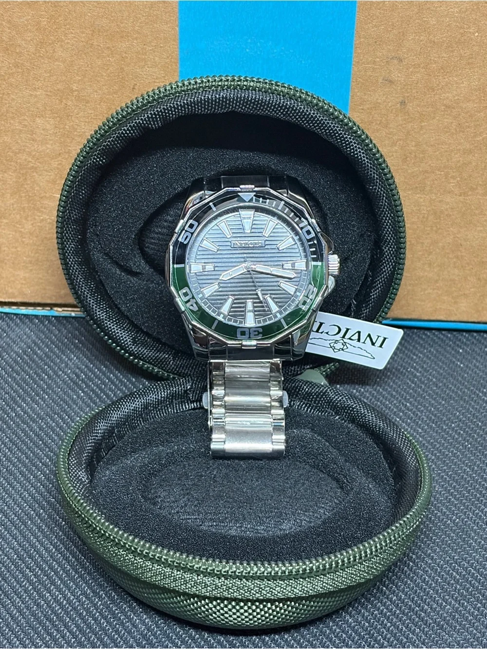 Invicta Pro Diver Meridian Special Edition Men's Watch 46mm, Steel w/ Black Dial